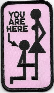 Biker Patch. You Are Here. Hers | Patches