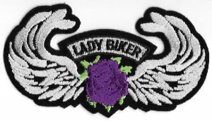 Lady Biker Patch