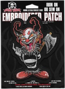 Lethal Threat Ax Clown Biker Patch | Patches