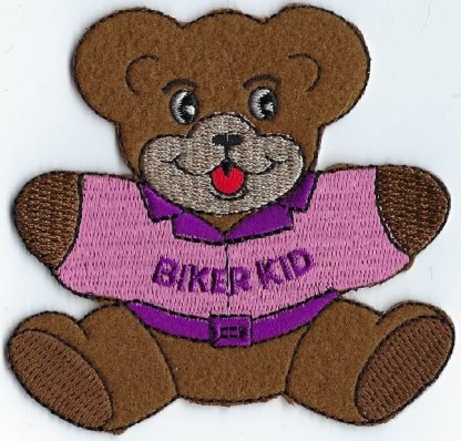 Biker Kid Teddy Bear With Jacket | Patches