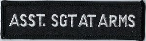 Asst. Sgt At Arms | Patches