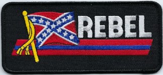 Rebel With Flag | Patches