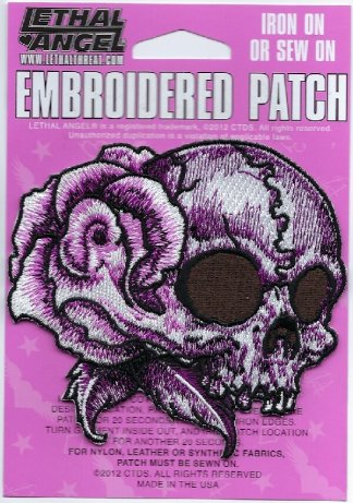 Floral Skull Right | Patches